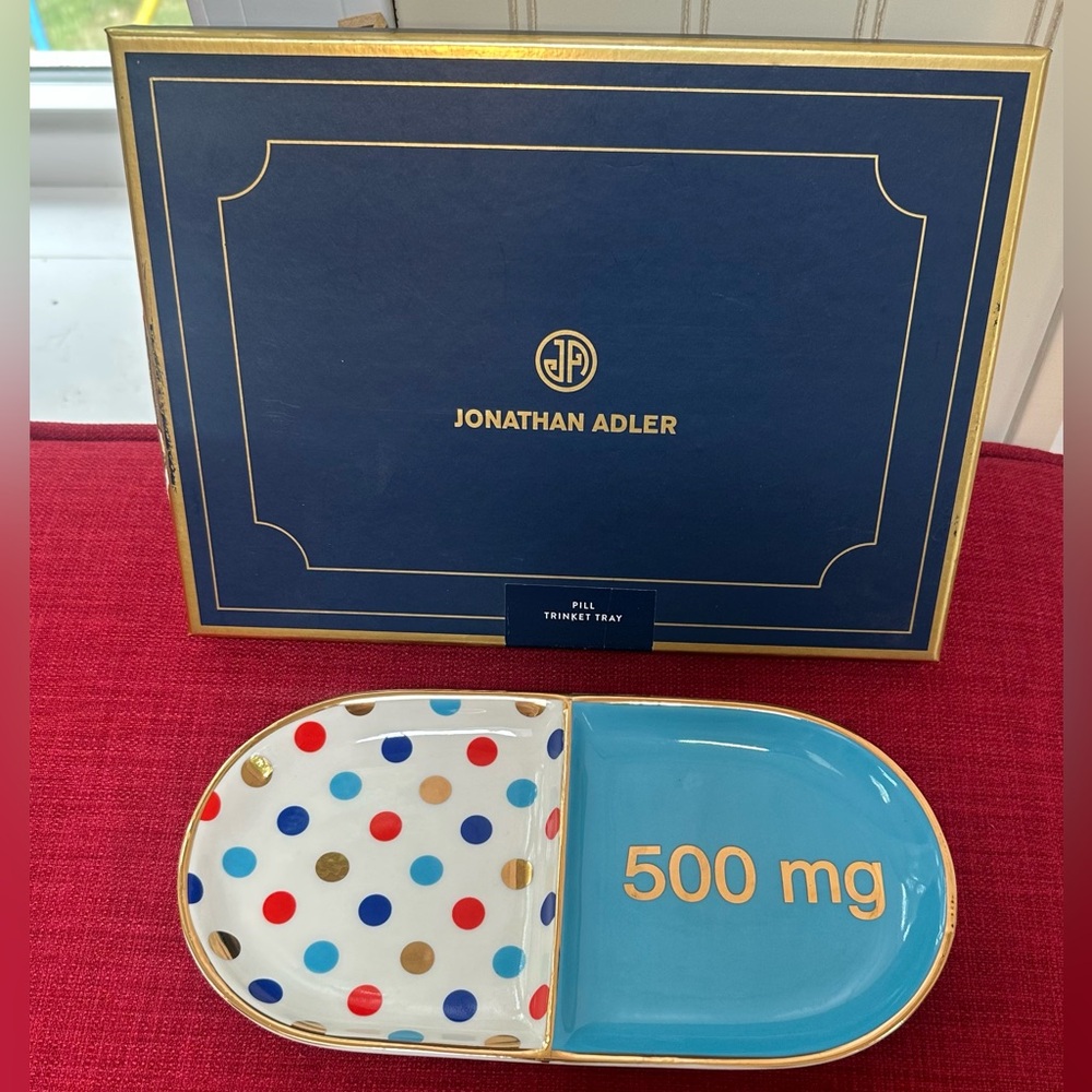 Jonathan Adler Pill Full Dose Trinket Tray Dish
